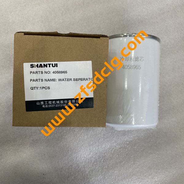 Original SHANTUI SD16 SD22 Bulldozer Parts 4058965 CUMMINS ENGINE WATER SEPARATOR FOR SALE