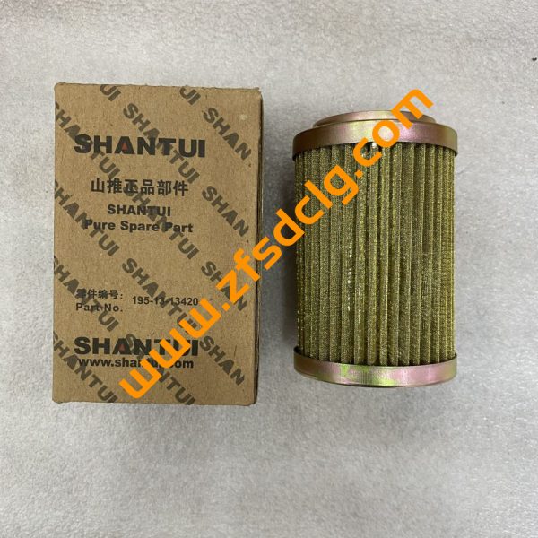 Original SHANTUI SD16 SD22 Bulldozer Parts 195-13-13420 TORQUE CONVERTER FILTER FOR SALE