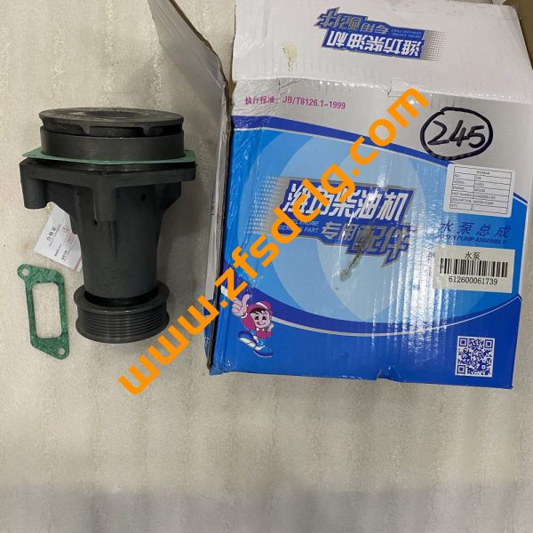 Authentic Weichai Engine WD10G Parts WATER PUMP 612600061739 SDLG LG953 Wheel Loader Spare Parts for sale