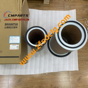 Original SHANTUI SD16 SD22 Bulldozer Parts Air Filter Inner/Outer 6127-81-7412 6128-81-7320 for sale