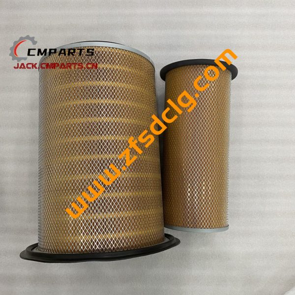 Original SHANTUI SD16 SD22 Bulldozer Parts Air Filter Inner/Outer 6127-81-7412 6128-81-7320 for sale