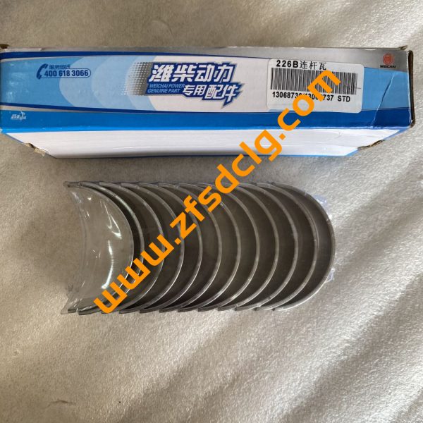 Original Weichai Deutz Engine WP6G125E21 WP6G125E22 WP6G125E23 Parts ROD BEARING 13068736 13068737 for sale