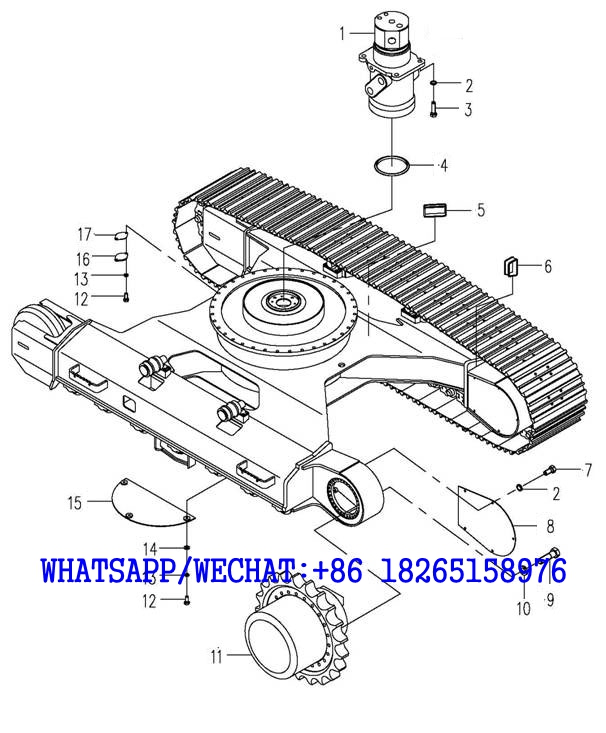 2.Undercarriage Assy 310700002 2 - XE215C HYDRAULIC EXCAVATOR PARTS HANDBOOK