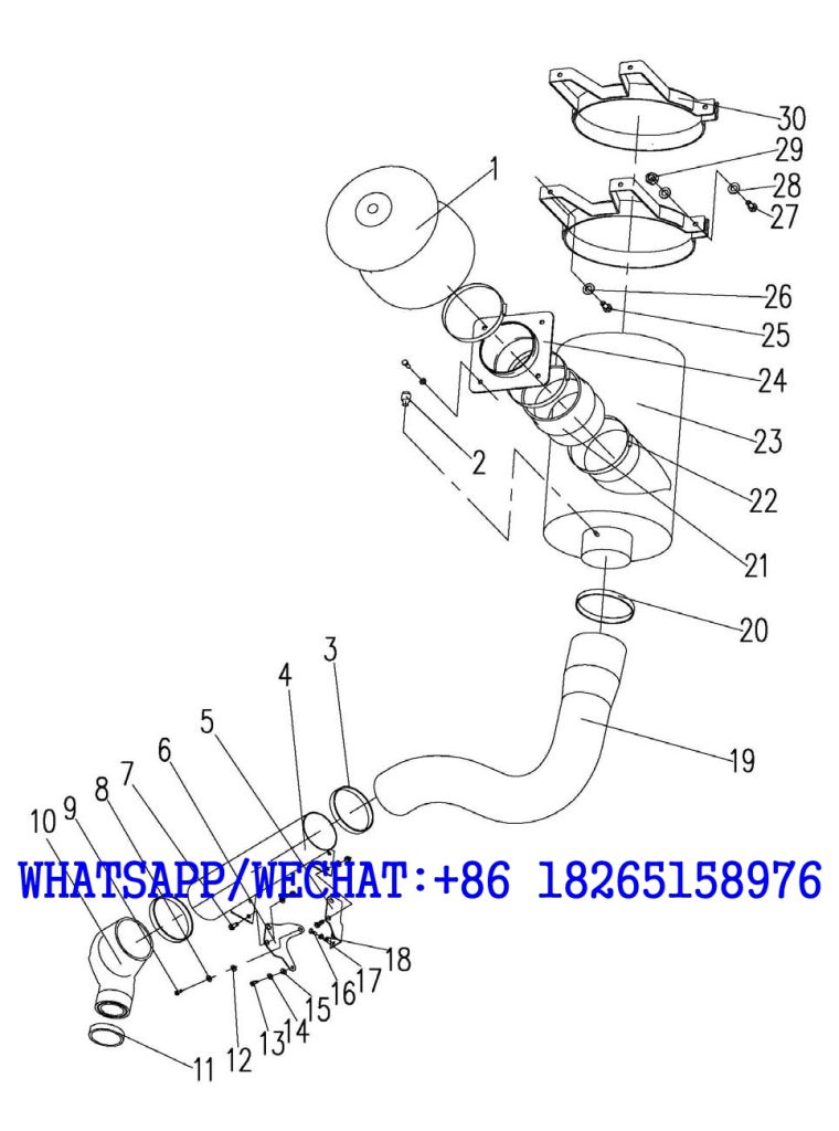 61. 310601481 Engine System 3 - XE215C HYDRAULIC EXCAVATOR PARTS HANDBOOK