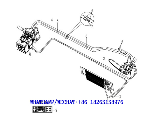 75. 310800072 Air-Conditioner System Air-Conditioner Support 4 - XE215C HYDRAULIC EXCAVATOR PARTS HANDBOOK