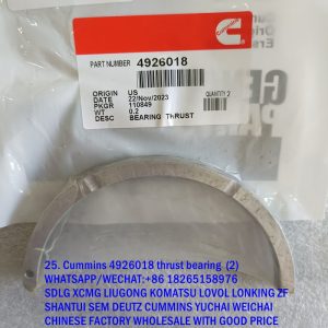 4926017 thrust bearing 4926018 4023083 3161520 for Cummins ISM QSM M11 engine