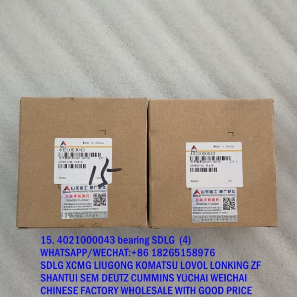 4021000043 GE80ES original SDLG joint bearing GB9163-Ge70es-2RS GE70ES for LG953 LG956F wheel loader spare parts