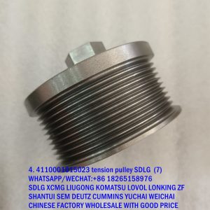 4110001015023 612600061510 WEICHAI engine tension pulley W010515740 1001137966 for SDLG wheel loader LG956 LG958