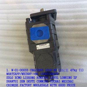 SINOMACH CHANGLIN PARTS W-01-00033 GEAR PUMP CBGJ2063/1016-XF