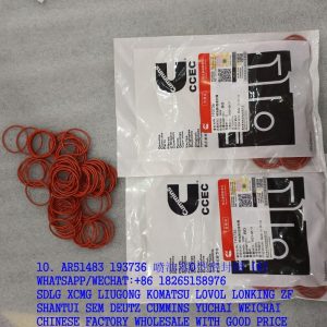 CCEC CUMMINS ENGINE PARTS AR51483 193736 FUEL INJECTOR SEALING RING