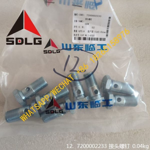 SDLG ZF TRANSMISSION SCREW 7200002233 0737835153