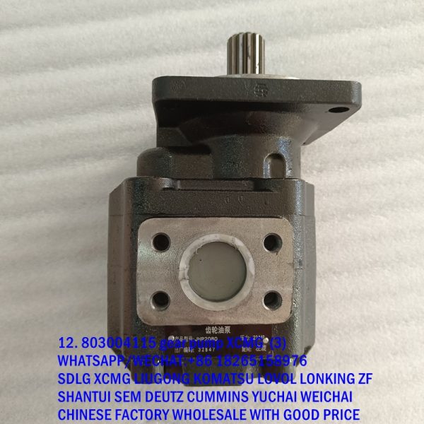 803004115 XCMG gear pump JHP2080 CBGj2080H 803004104 251808358 for LW500FN ZL50G LW300 wheel loader spare parts