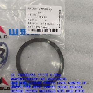 SDLG SPARE PARTS 7200001551 SEALING RING 4110000076353 SP128430 0750 112 140 0734 307 182
