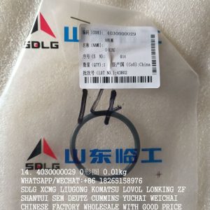 SDLG SPARE PARTS 4030000029 O-RING
