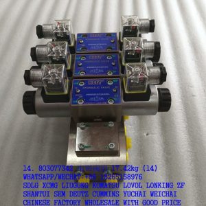 XCMG SPARE PARTS 803077342 SOLENOID VALVE XZ200-NG6-4
