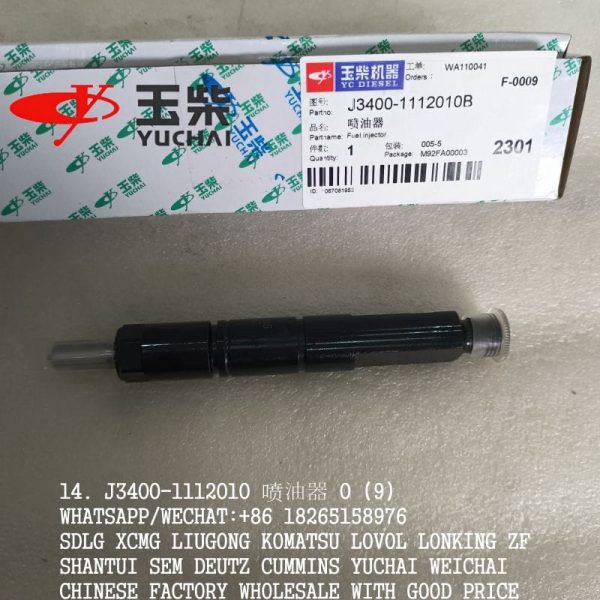 YUCHAI J3400-1112010 FUEL INJECTOR 860125446 J3400-1112000 KBEL-P023A J9900-1112100-C27 FOR YC6108/YC6J125Z-T20