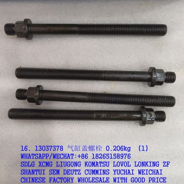 WEICHAI DEUTZ ENGINE 13037378 CYLINDER HEAD BOLT 12200621 13037377 13037379