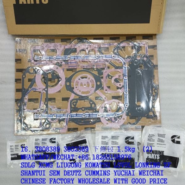 3802389 cummins lower engine gasket 3800558 3808389 3800348 for 6ct8.3 spare parts