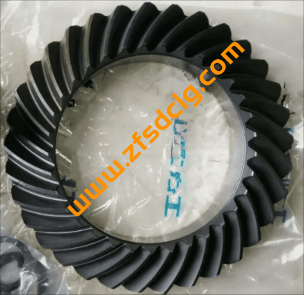 Genuine SDLG B877 Backhoe loader spare parts 4110001923006 Crown wheel ,Spiral bevel gear 12/33 068346 for sale - Image 2