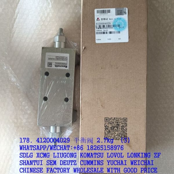 4120004029 R988089642 SDLG G9138 G9220 BALANCE VALVE H5062N403S0400