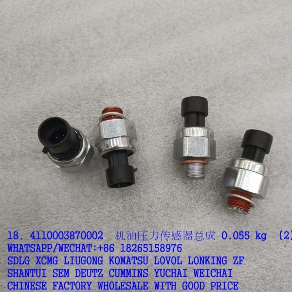 4110003870002 oil pressure sensor original SDLG spare parts for wheel loader