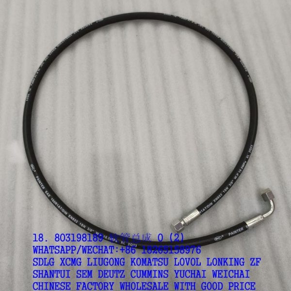 XCMG EXCAVATOR PARTS 803198189 HOSE F481CACF121206-1850
