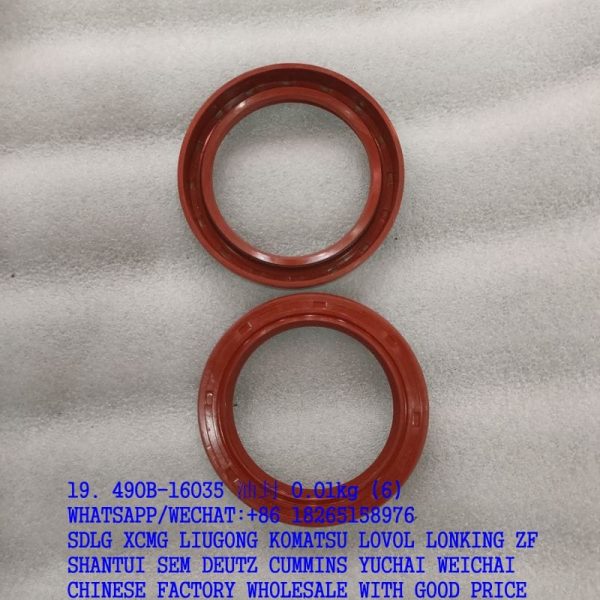 XINCHAI DIESEL ENGINE CRANKSHAFT OIL SEAL 490B-16035