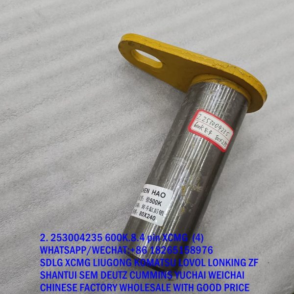 253004235 XCMG PIN 600K.8.4 for LW600KN LW600 wheel loader