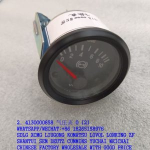 SDLG SPARE PARTS 4130000858 AIR PRESSURE GAUGE 350-040-011 QY242-2C