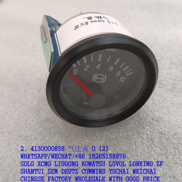 SDLG SPARE PARTS 4130000858 AIR PRESSURE GAUGE 350-040-011 QY242-2C
