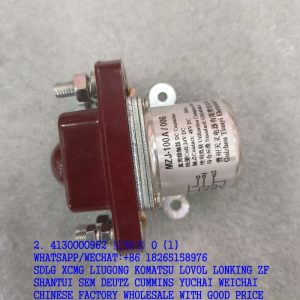 SDLG MOTOR GRADER 4130000962 RELAY JCC100/1C24 MZJ-100A/006 24V