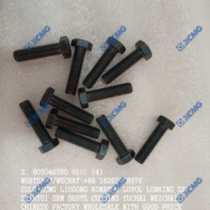 XCMG EXCAVATOR PARTS 805046550 BOLT GB/T5783-2000