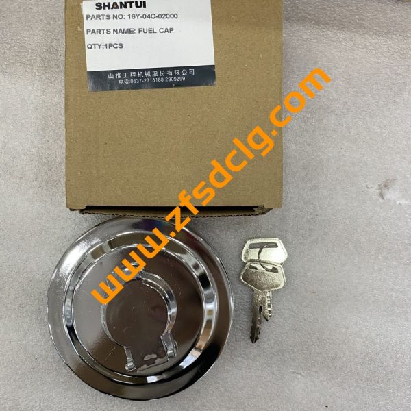Original SHANTUI SD16 SD22 Bulldozer Parts 16Y-04C-02000 FUEL CAP  FOR SALE