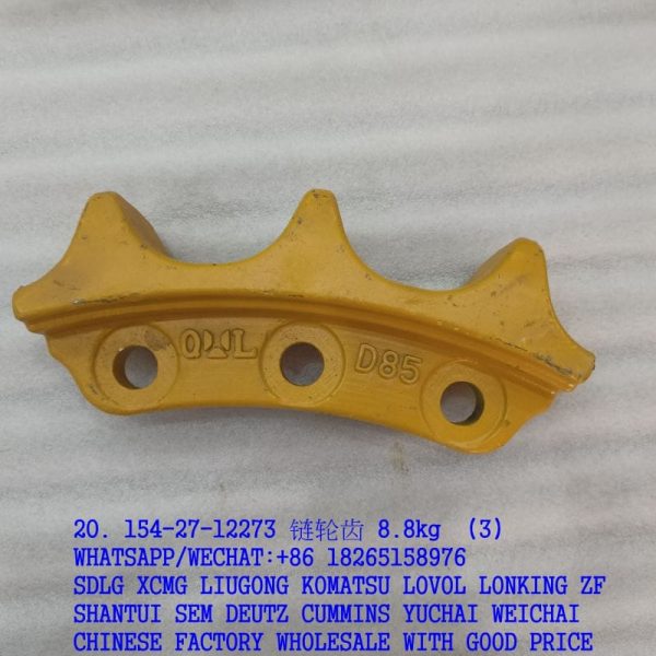 154-27-12273 Sprocket teeth 154-27-12283 KM224 for Shantui SD22 D85 bulldozer