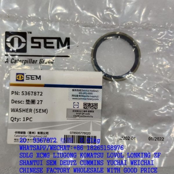5367872 washer for SEM spare parts