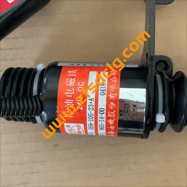 LiuGong Wheel Loader Spare Parts D5910523+A Fuel Stop Solenoid 24V DC for sale - Image 2