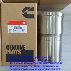 Genuine Cummins 3080760 3803703 cylinder liner 3034816 3040882 3064627 for M11 engine spare parts