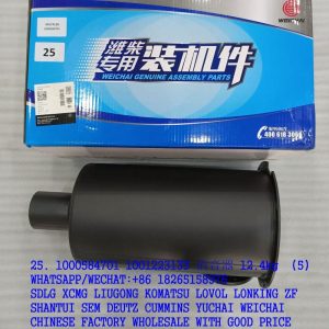 1000584701 Muffler 1001223133 4110003316002 for WEICHAI WD10G220E23 diesel engine