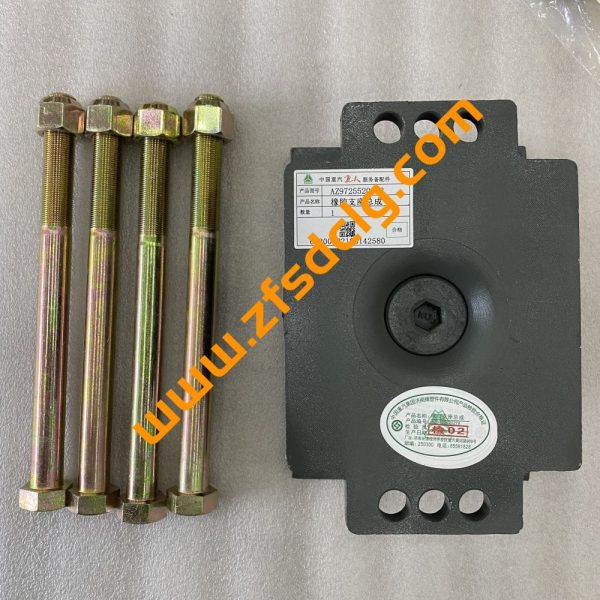 OEM PARTS Sinotruk A7 Howo Truck Spare Parts silent block with bolt and nut AZ9725520278 FOR SALE - Image 2