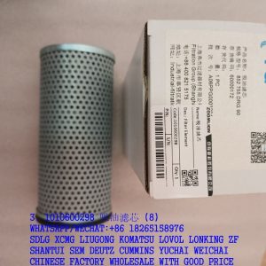 ZOOMLION SPARE PARTS 1010600298 FILTER ELEMENT 852 755 DRG 90