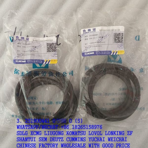 XCMG SPARE PARTS 251900441 O-RING Z3G.11-2 9362536 252100394