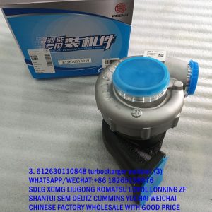 612630110848 61560113227A Original WEICHAI Turbocharger GJ90C J90S-2 612601111093 00JG090S099 for wp10 wp12 wd615 engine