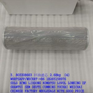 803308663 XCMG Return oil filter element TLX235LC/110 EF-466 TLX235LC/100 for XE200 XE210 XE215C Excavators 