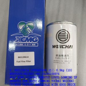 XCMG SPARE PARTS 860139614 OIL FILTER 1000447498 410800080092