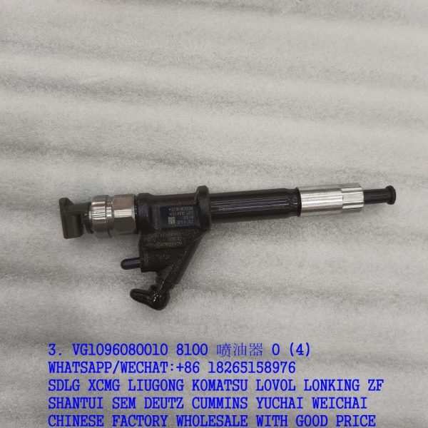 SINOTRUK HOWO TRUCK PARTS VG1096080010 8100 FUEL INJECTOR 095000-8100