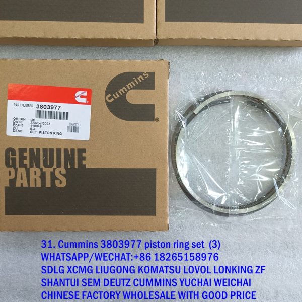 3803977 3803705 Cummins piston ring set Diesel engine ISM QSM M11 parts