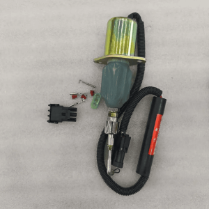 Supply Flameout shut-off stop Solenoid Valve 4110002247092 13026888 12v for SDLG wheel loader LG936/LG956/LG958