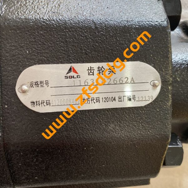 Origianl SDLG LG956 LG953 LG936 Wheel Loader Spare Parts  GEAR PUMP 4120008462 1163142662A for sale - Image 6