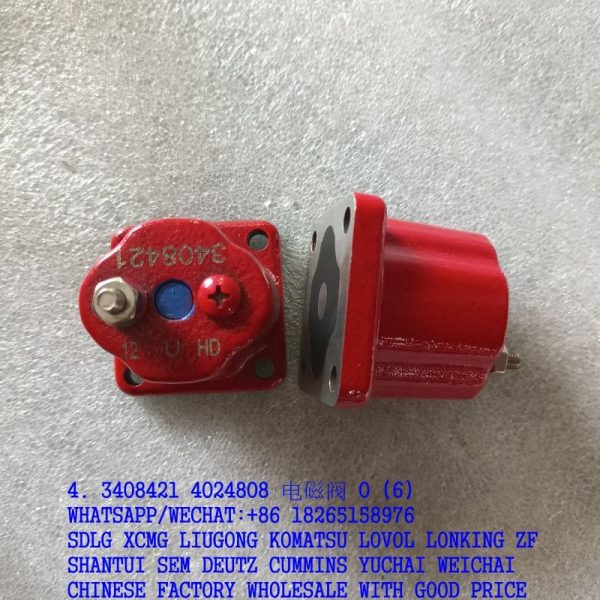 CUMMINS ENGINE PARTS 3408421 FUEL PUMP SOLENOID VALVE 4024808 134972 209940 DC24V