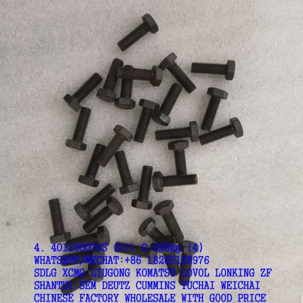 SDLG SPARE PARTS 4011000763 BOLT GB5783-M10*30EpZn-10.9